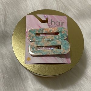 🎉4/$15🎉 Hair Essentials | Blush & Blue 2 Pk Hair Clip Set